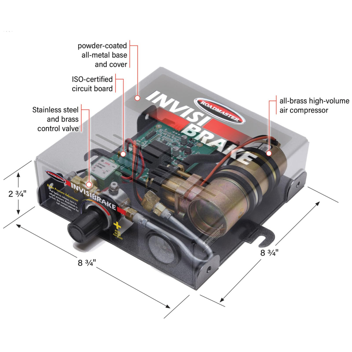 ROADMASTER 8700 INVISIBRAKE HIDDEN BRAKE