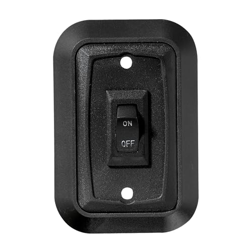 RV DESIGNER S652 WALLPLATESWITCH BLACK SINGLE 3