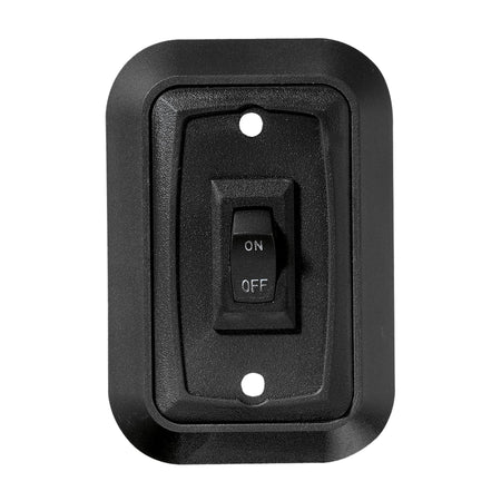 RV DESIGNER S652 Wall Plate Switch, Single, Black, 3.53 x 2.39, On/Off - SPST RV & Camper