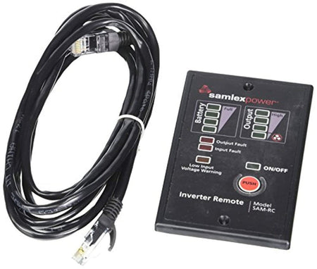 SAMLEX AMER SAM-RC ica Solar SAM Series Optional Remote Control, Black RV & Camper