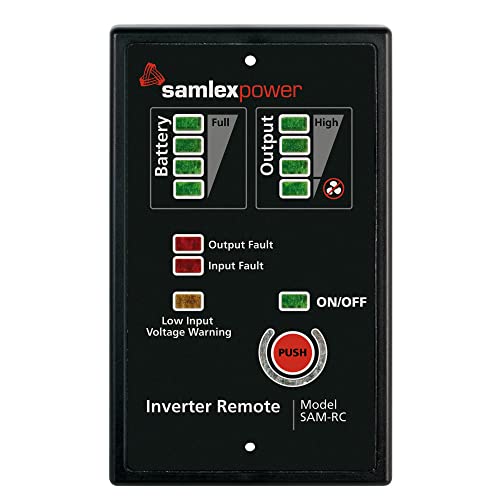 SAMLEX AMER SAM-RC ica Solar SAM Series Optional Remote Control, Black RV & Camper