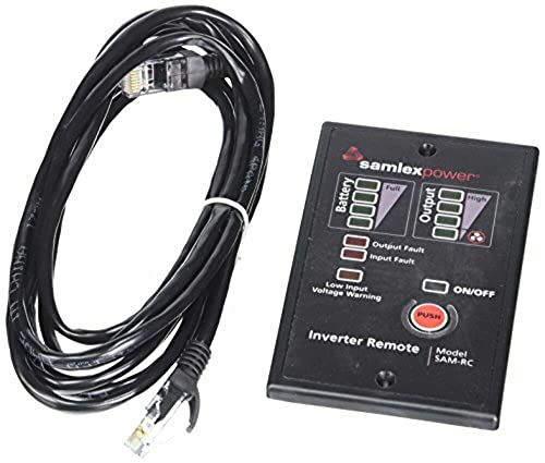 SAMLEX AMER SAM-RC ica Solar SAM Series Optional Remote Control, Black RV & Camper