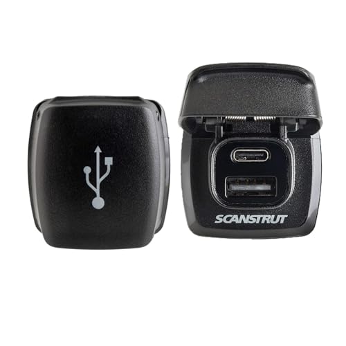 SCANSTRUT SC-USB-F1 SCUSBF1 FLIP PRO FAST CHARGE DUAL USB SOCKE Engine & Performance