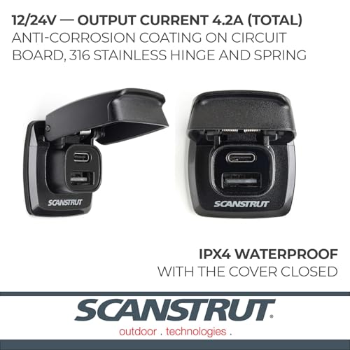 SCANSTRUT SC-USB-F1 SCUSBF1 FLIP PRO FAST CHARGE DUAL USB SOCKE Engine & Performance