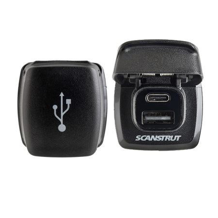 SCANSTRUT SCUSBF1 FLIP PRO FAST CHARGE DUAL USB SOCKE