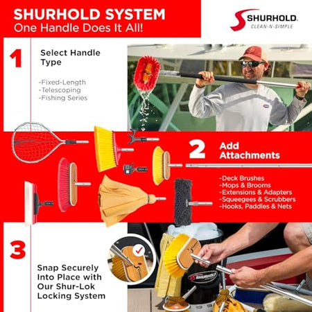 Shurhold Shurhold 833 6' Telescoping Extension Handle with 40"-72" Locking Length