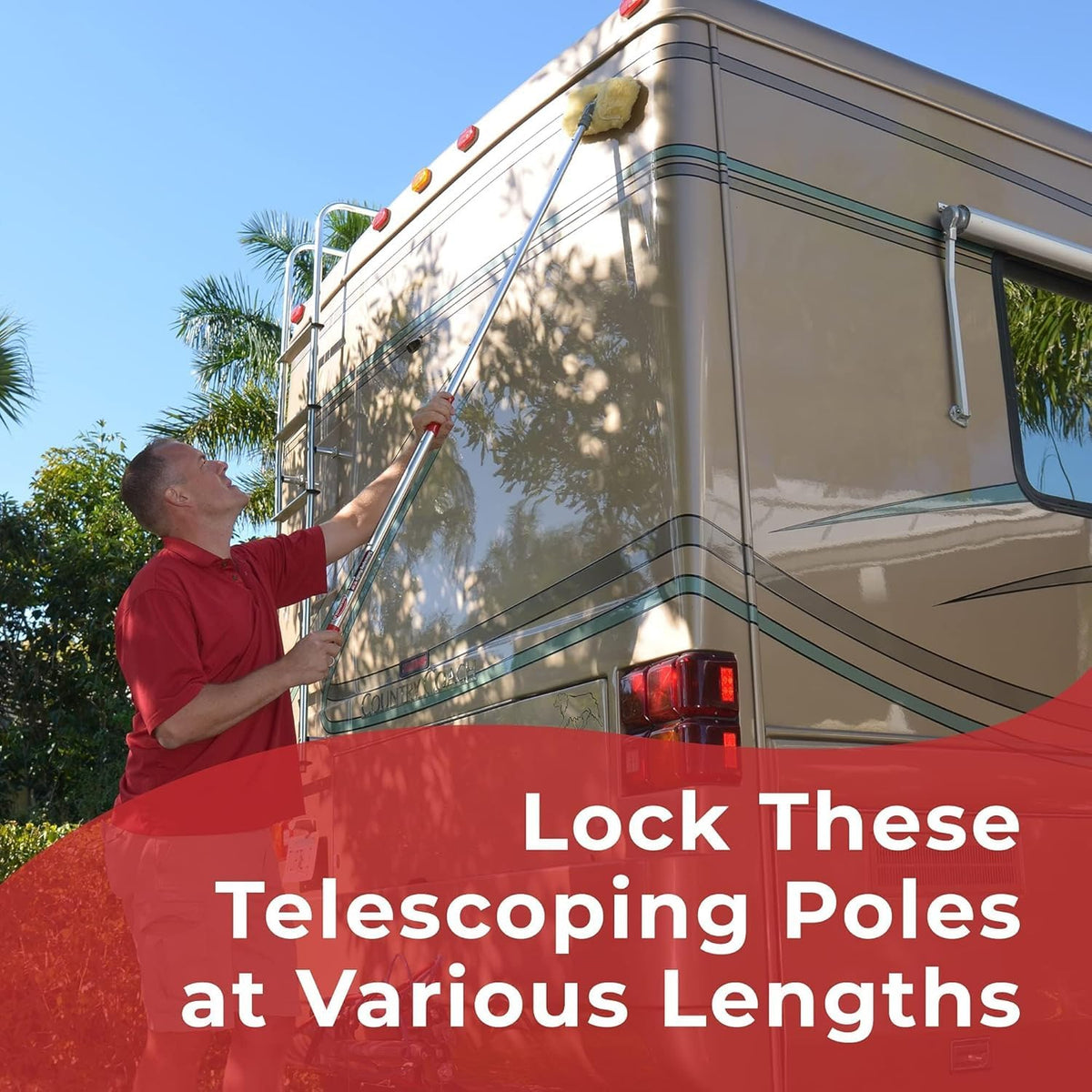 Shurhold Shurhold 833 6' Telescoping Extension Handle with 40"-72" Locking Length