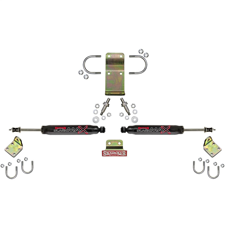 Skyjacker SKYJACKER Black Steering Stabilizer Dual Kit