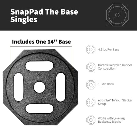 SNAPPAD BASE1 SNAPPAD ACCESSORY THE BASE - 1 PK