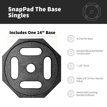 SNAPPAD BASE1 SNAPPAD ACCESSORY THE BASE - 1 PK