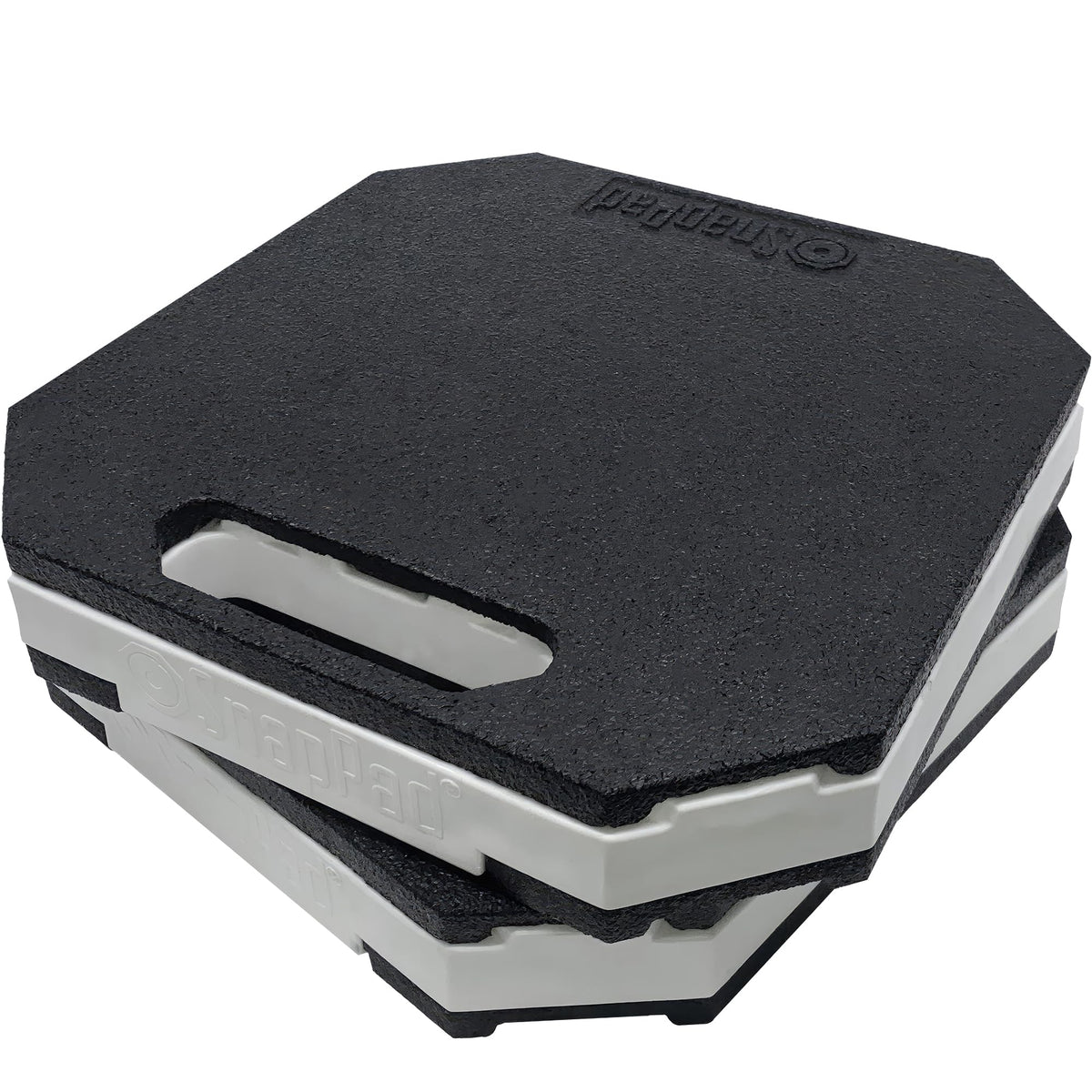 SNAPPAD STK2-WHITE StakPad RV Leveling Blocks – Precise Fit for Class A, B & C Motorho...