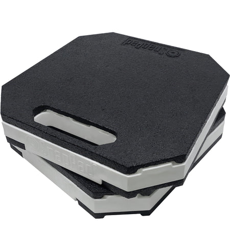 SNAPPAD STK2-WHITE StakPad RV Leveling Blocks – Precise Fit for Class A, B & C Motorho...