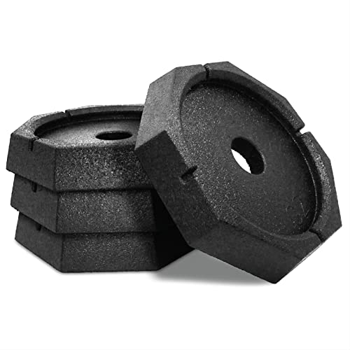 SNAPPAD XTRA (4-Pack) | Four-Point RV Leveling System Featuring 9” Round Jack Fe... RV & Camper
