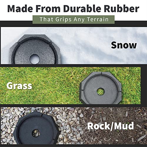 SNAPPAD XTRA (4-Pack) | Four-Point RV Leveling System Featuring 9” Round Jack Fe... RV & Camper