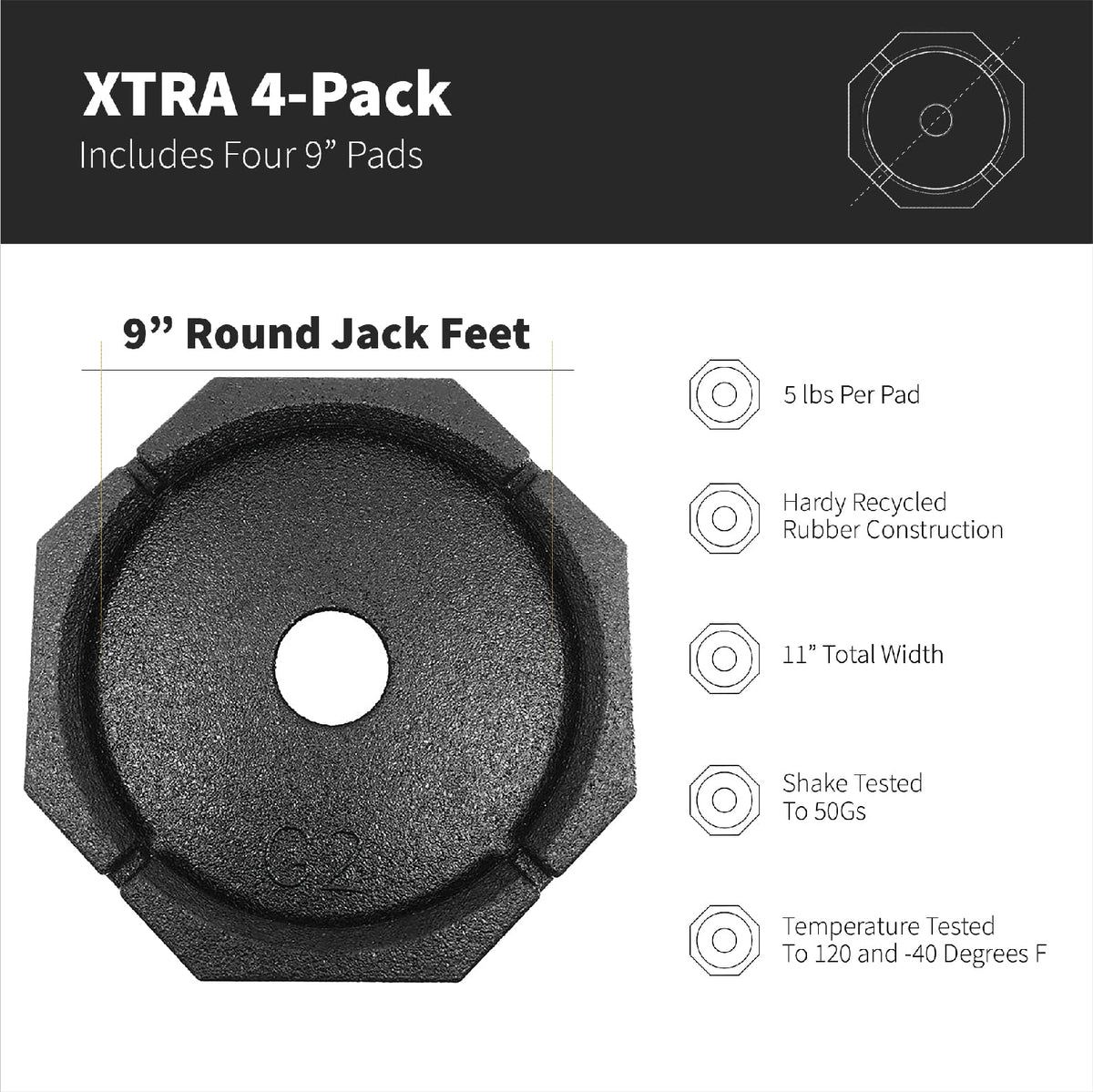 SNAPPAD XTRSP4 SNAPPAD XTRA - 4 PACK