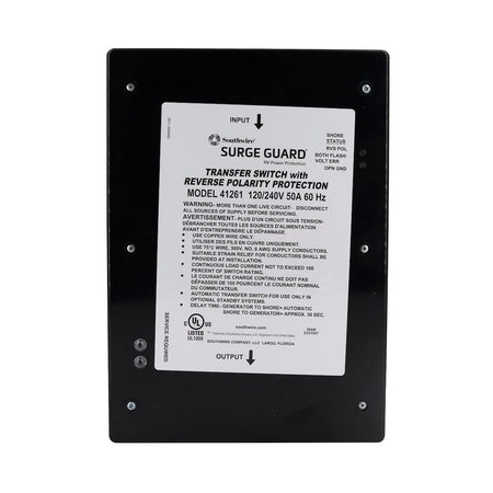 SOUTHWIRE 41261011 ENTRY LEVEL 50A SURGE GUARD REVERSE