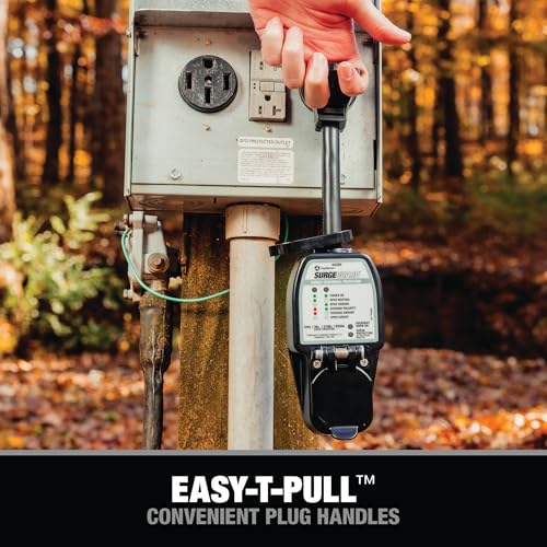 SOUTHWIRE 44280 Surge Guard™ 30 Amp Portable RV Surge Protector with Enhanced Diagn... RV & Camper
