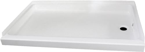 S.RECREATION SP2440WL Specialty Recreation Shower Pan 24 X 40 White- Left Hand Drain RV & Camper