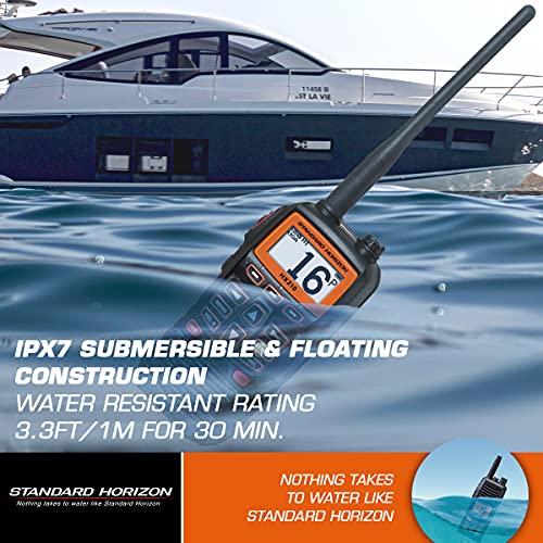 STANDARD HX210 VHF-HH 6WATT FLOATS OPT.SPKR/MIC