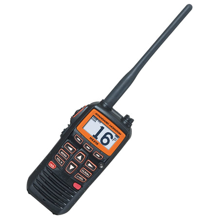 STANDARD HX210 Horizon 6W Floating Handheld Marine VHF Transceiver