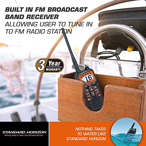 STANDARD HX210 Horizon  6W Floating Handheld Marine VHF Transceiver