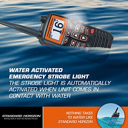 STANDARD HX210 Horizon  6W Floating Handheld Marine VHF Transceiver