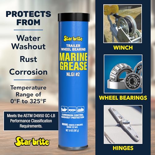 STAR BRITE 026014 WHL BEARING GREASE 14 OZ