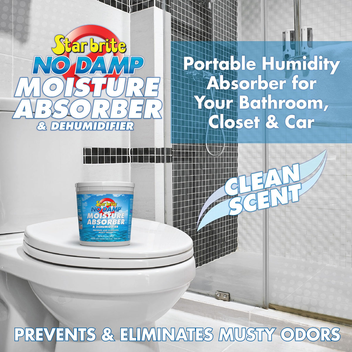 STAR BRITE 085412 No Damp Moisture Absorber & Dehumidifier Marine & Electronics