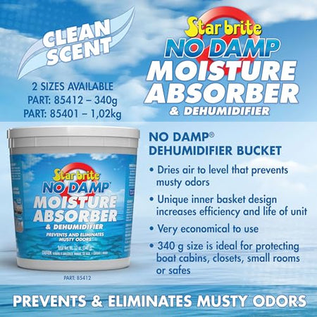 STAR BRITE 085412 NO DAMP DEHUMIDIFIER 12 OZ.