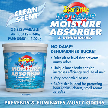 STAR BRITE 085412 NO DAMP DEHUMIDIFIER 12 OZ.