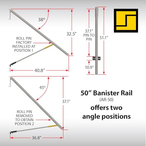 STROMBER AR-50 g Carlson Lend-A-Hand Banister Rail - RV Handrail for Safe & Stead... RV & Camper