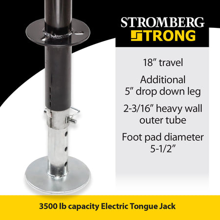 STROMBER JET3755 ELEC TONGUE JACK BLACK