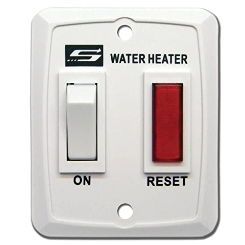 SUBURBAN MFG 234589 Suburban Single RV Water Heater ON/OFF Wall Switch, White () RV & Camper