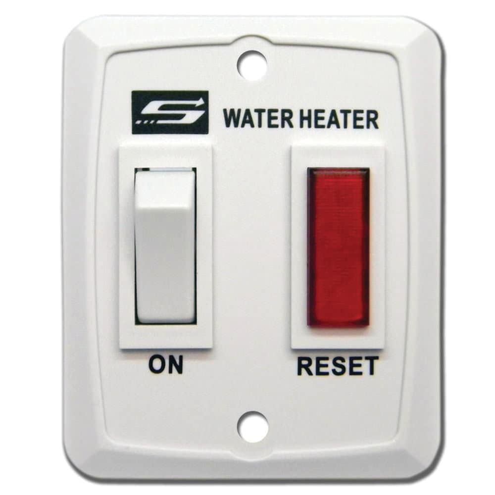 SUBURBAN MFG 234589 Suburban Single RV Water Heater ON/OFF Wall Switch, White () RV & Camper