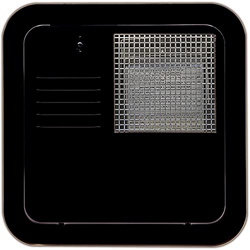 SUBURBAN MFG 6259AEB Suburban Flush Mount Water Heater Door, 10 & 12 Gallon, Black () RV & Camper