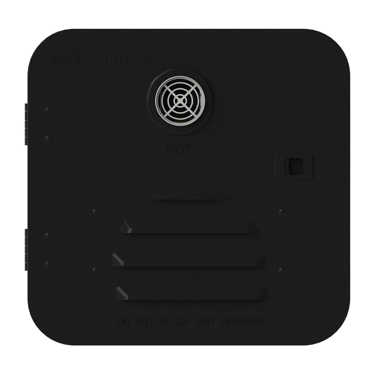 SUBURBAN MFG 6285AEB Suburban Tankless Water Heater Door for ST42 & ST60, Black RV & Camper