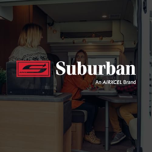 SUBURBAN MFG 6285AEB Suburban Tankless Water Heater Door for ST42 & ST60, Black RV & Camper