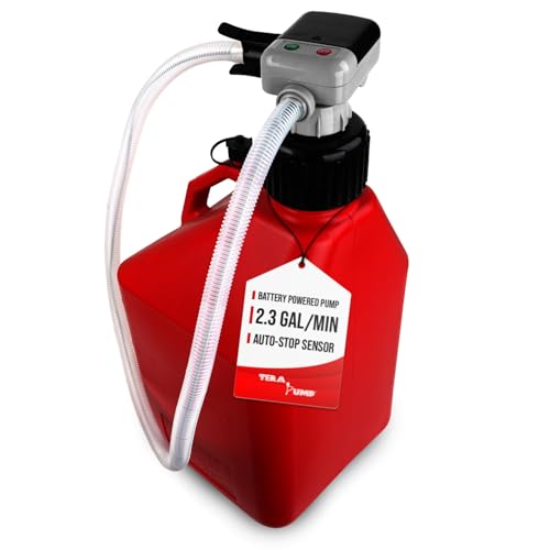 TERA PUMP A-TRFA01-XL-CH-1A-001 Battery Powered Chemical Resistant Fuel Transfer Pump