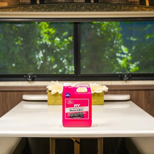 TR Gel GLOSS RV Wash & Wax - Clean, Streak-Free Finish, Reduced Water Spotting, pH Neutral, Concentrated