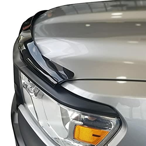 TRAILFX 8720H Bug Shield for Ram 1500 New Model 2019-2024 Smoke Acrylic Wrap-Arou...