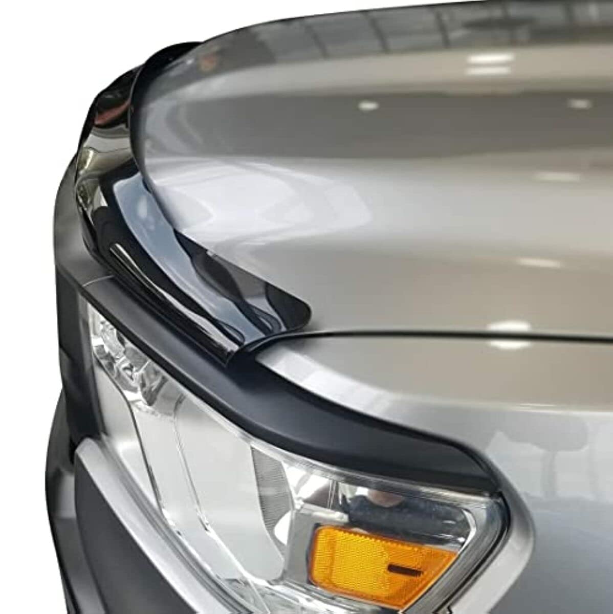 TRAILFX 8720H Bug Shield for Ram 1500 New Model 2019-2024 Smoke Acrylic Wrap-Arou...