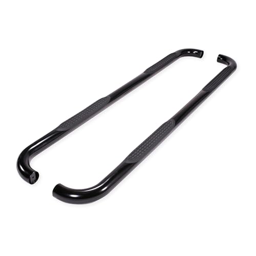 TRAILFX A0048B Nerf Bar Side Steps fits Ram 1500 Quad Cab 2011-2018 Black Powder C...