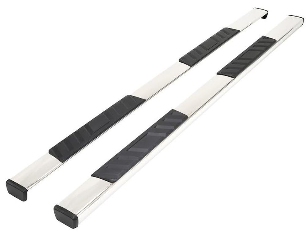 TRAILFX A4015S 4' T4 Series Cab Length Polished Trapezoid Step Bars Truck & Exterior
