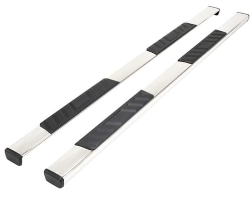 TRAILFX A4015S 4' T4 Series Cab Length Polished Trapezoid Step Bars Truck & Exterior
