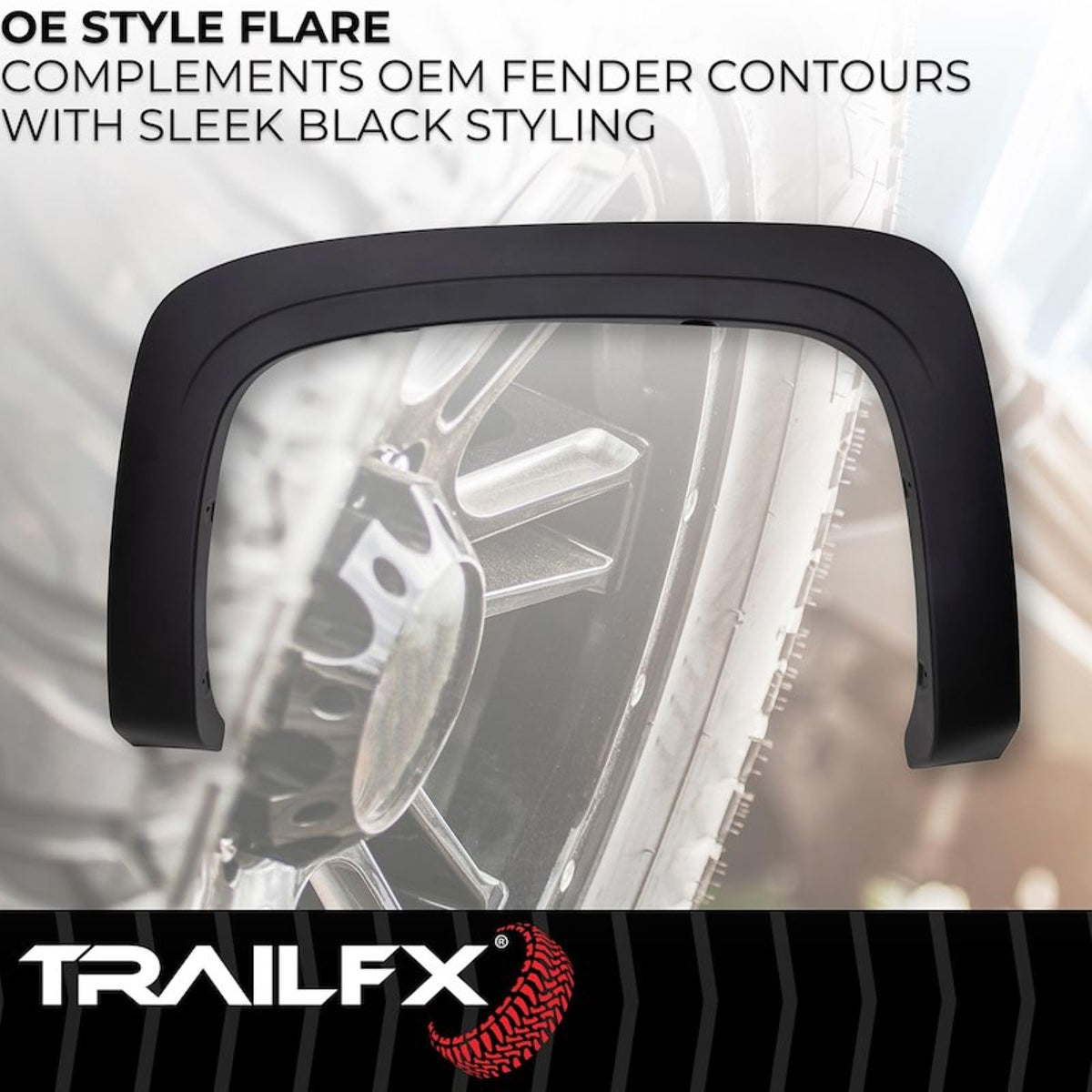 TRAILFX TFC3001OE OE STYLE FLARE SMOOTH SET OF 4