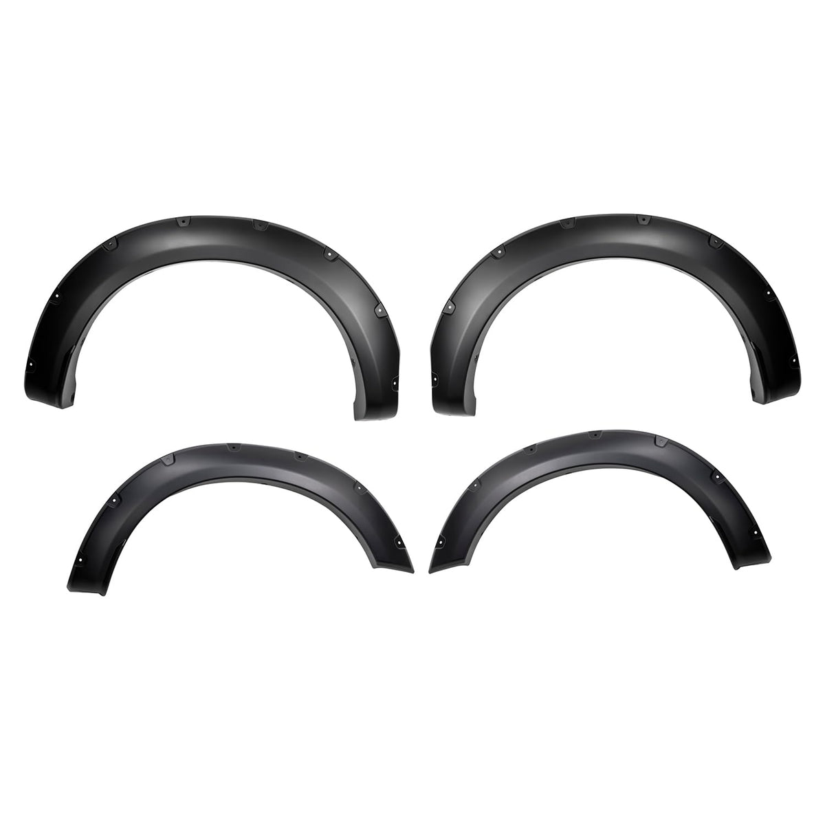 Trailfx TrailFX Pocket Fender Flares Fits 2023-2025 Ford F-250 Super Duty Black Plastic Fenders 2" Tire