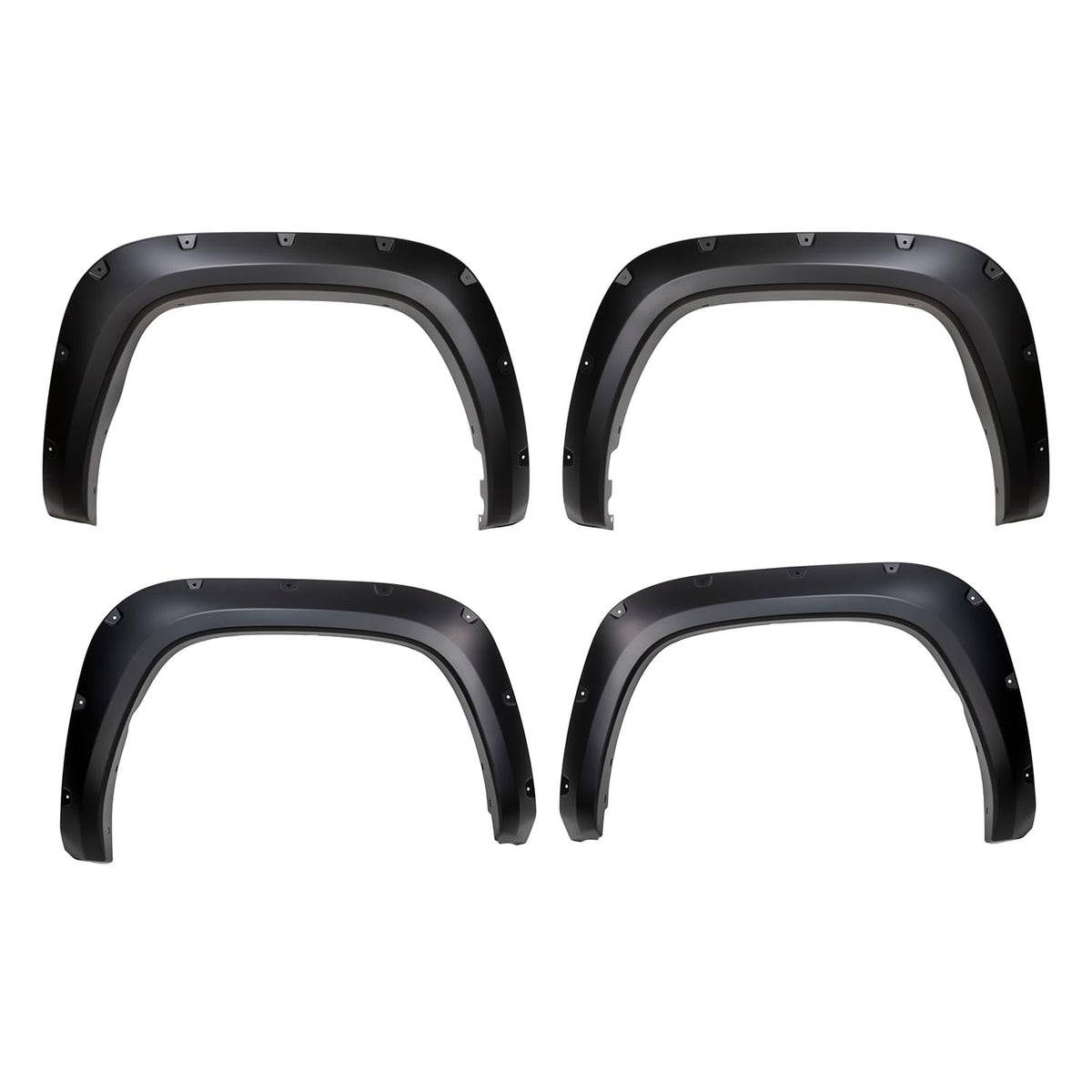 Trailfx TrailFX TFT3004S Pocket Fender Flares Fits 2022-2025 Toyota Tundra Smooth Black Paintable 1.75"