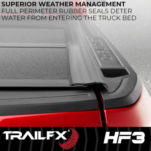 Trailfx TrailFX Hard Tri-Fold Truck Bed Tonneau Cover Fits 2019-2025 Ram 1500 5.7 Foot Bed No RamBox Gloss