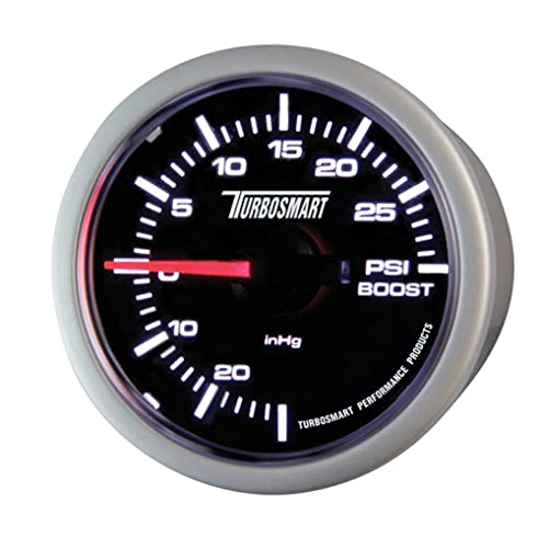 TURBOSMART TS-0101-2023 52 mm - 2-1/16 0-30 PSI Boost Gauge for Gated Boost Control Valves ...
