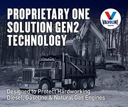VALVOLINE 818289 Premium Blue One Solution SAE 10W-30 Diesel Engine Oil 1 GA